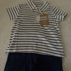 Angel Dear Polo and Short Set, Size 2T, NEW and Never Worn